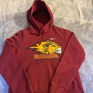 Small burgundy emmanuel volleyball